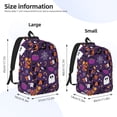 thumbnail image 4 of Daiia Halloween Sweet Candy Vintage Canvas Backpack for Men and Women ,Hiking Backpack,Travel Laptop Bag for School,Large Capacity Backpack, 4 of 8