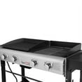 Royal Gourmet 4Burner GD401 Portable Flat Top Gas Grill and Griddle
