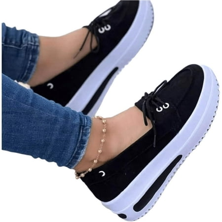 Shoes for Women Sneakers Trendy Slip on Canvas Walking Shoes Fashion Casual Summer Comfortable Flats Loafers