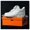 Gallery Wrapped, variant on Hustle Shoebox Canvas Sneaker Posters by Art Remedy, White Frame, 40 x 40
