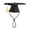 Black, variant on Happy Pet! Pet Graduation Hat Dog Cat Graduation Hat Dog Hat Doctor Hat Graduation Photo Prop Pet Hats Birthday Gift For Pet Dog Cat 6.7" x 6.7"
