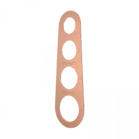 CUTICATE 2xStainless Steel Spaghetti Measurer Tool Pasta Ruler Noodle Serving Size Tool rose gold
