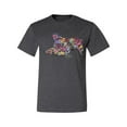 thumbnail image 3 of Tired Sleeping Cat | I Wish I Was My Cat Funny Colorful Kitty | Dean Russo Art Animal Lover Men's T-Shirt, Heather Black, 3X-Large, 3 of 6