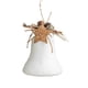 thumbnail image 2 of Decoración de árbol de Navidad blanco con guirnalda de conos para árbol de Navidad, decoración navideña de espuma blanca, adorno navideño colgante Fes el decorativo, 2 of 8