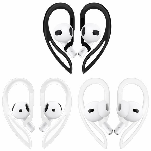 AirFit Adjustable Ear Hooks for AirPods 3 and Pro 2-3 with Anti-Slip Design