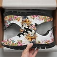 thumbnail image 3 of Customuart Fox Shoes Womens Running Shoes Flower Casual Sneakers Pink Size 7, 3 of 5