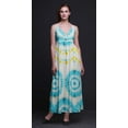 thumbnail image 5 of Bimba Tie-Dye Printed Adjustable Spaghetti Strap Long Maxi Dress Summer Beachwear-Large, 5 of 5