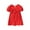Red, variant on Efsteb 0-6Y Toddler Summer Dress for Girls Short Sleeve Dresses Kids Crewneck Dresses Loose Casual Clothes (Beige,1 Years)