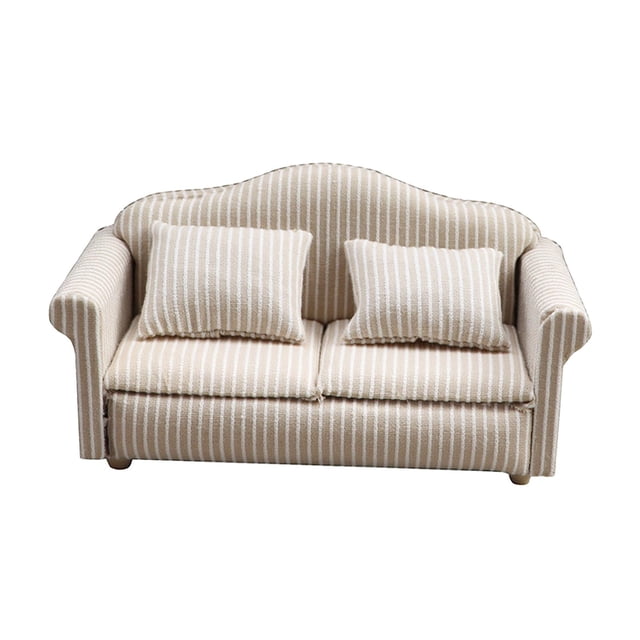 Sofá de Mini sillón de simulación decoración del hogar para pequeños Sofá Doble Zulema Sofá de casa de muñecas