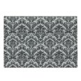 thumbnail image 1 of Baroque Cutting Board, Vintage Lace Style Pattern of Antique Victorian Motifs Renaissance Influences, Decorative Tempered Glass Cutting and Serving Board, Large Size, Black and White, by Ambesonne, 1 of 1