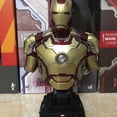thumbnail image 2 of Busto de Iron Man MK7 42 43 de Los Vengadores, busto que puede iluminar figuras estáticas, personalidad creativa, modelo genial, adornos, regalos navideños, 2 of 5