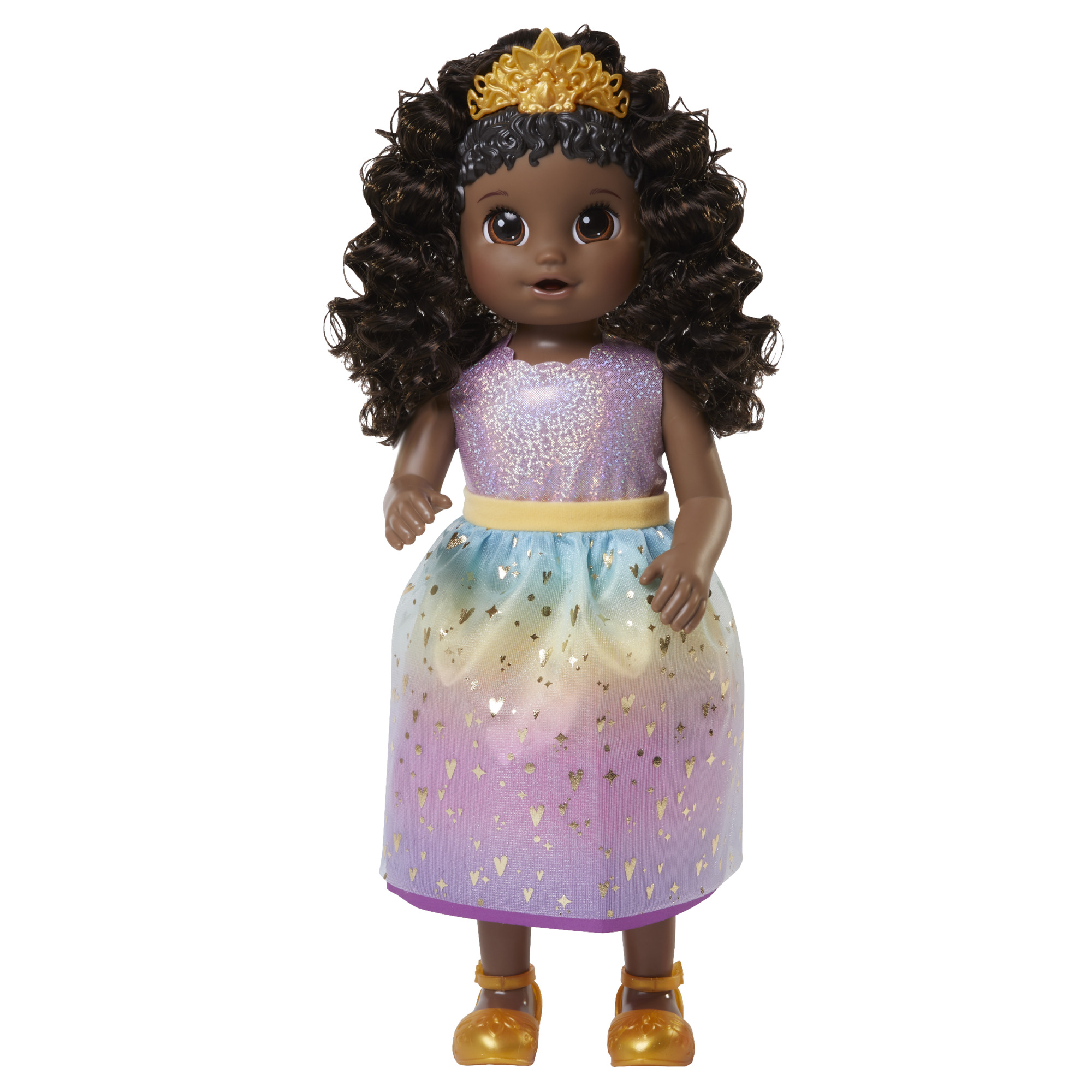 Baby Alive: Princess Ellie Grows Up! 15-Inch Doll Black Hair, Brown Eyes Kids Toy for Boys and Girls - image 5 of 12