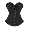 thumbnail image 1 of Grebrafan Corset Bustier Renaissance pour Femmes Black M, 1 of 5