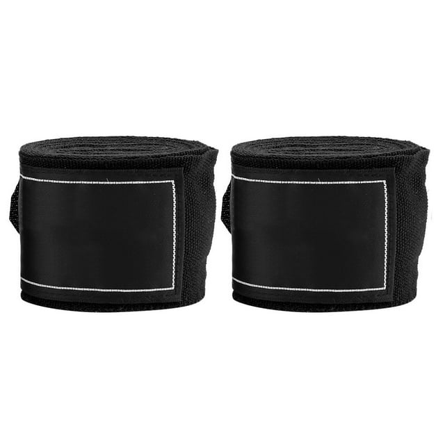 2 uds 2,5 m correa elástica boxeo Sanda Muay Thai MMA Taekwondo vendaje vendas para manos (negro) YUNYI BRAND Deportes