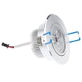 thumbnail image 2 of Foco Empotrable De Luz De Techo Led Regulable De 3 * 1W Luz Blanca Fría 200-245V sonducket HA015370-00, 2 of 6