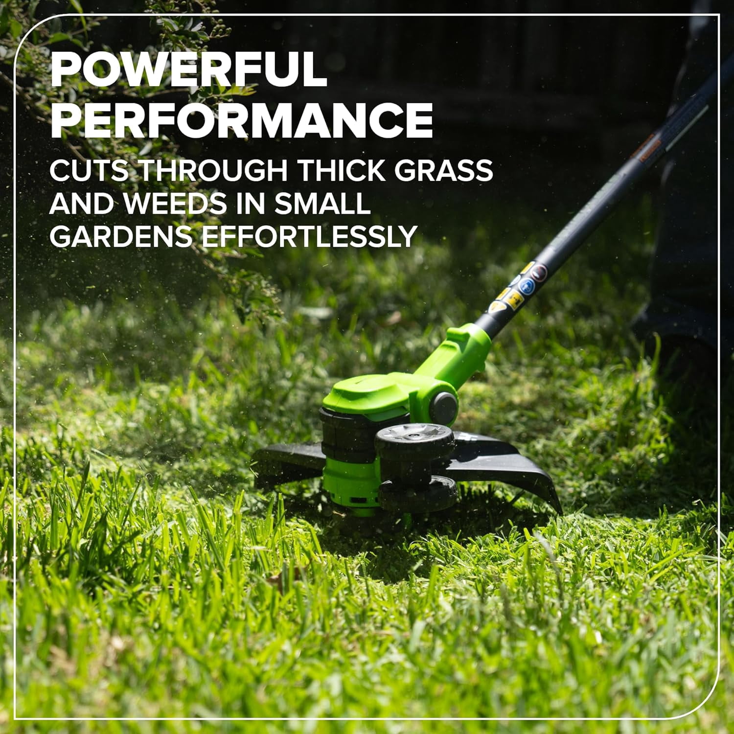 Greenworks 24V 13" Brushless String Trimmer, 2-in-1 Trimmer/Edger, Auto-Feed, 4.0Ah Battery, 65W Type-C Charger, 10 Blades, 5.51lbs (Without Battery), 3-Year Warranty, Powers 200+ Tools