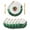 Green White Yellow, variant on Red Marble Round 15 Inch Placemats Set of 6, Modern Ink Painting Art Abstract HeatResistant Non Slip Place Mats for Dining Table, Wipeable Braided Kitchen Table Mats for Housewarming