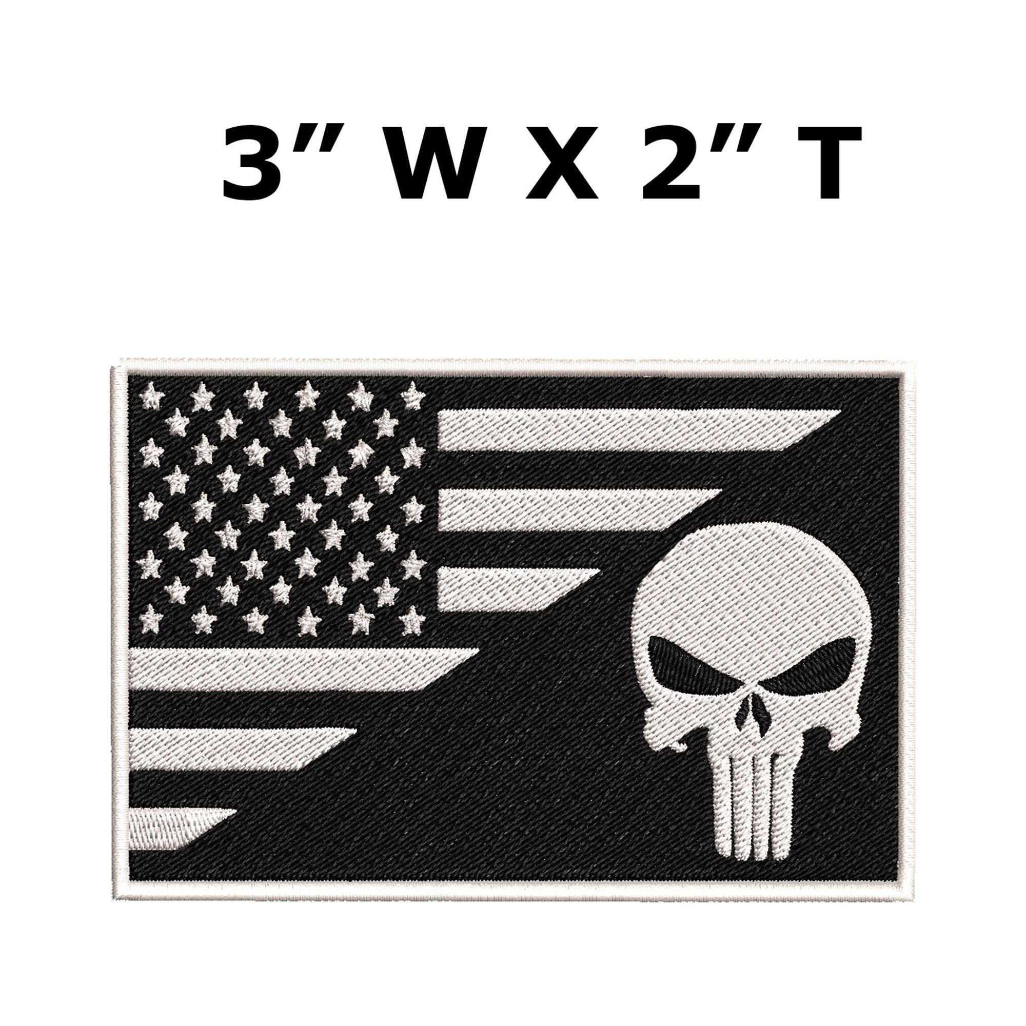 BlackBork V1 USA Flag Punisher Patch – BlackBörk