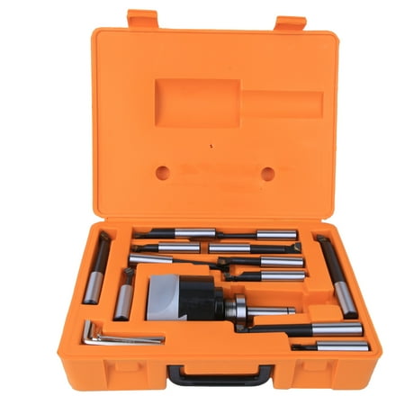 

Boring Head Set 40CR CNC Milling Tools Kits C20-F1-18-12PCS 75mm for Horizontal Boring Machine