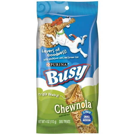 Purina Busy Chewnola Small/Medium Dog Treats 2 ct Pouch