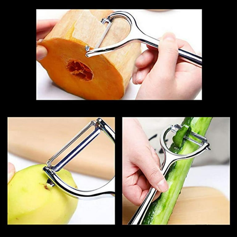 classic vegetable peeler, for peeling and pitting cucumbers, carrots,  apples, peach…