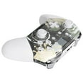 thumbnail image 4 of eXtremeRate Silver Splatter Faceplate Backplate Handles for Nintendo Switch Pro Controller, Replacement Hand Grip Housing Shell Buttons for Nintendo Switch Pro Controller - Controller NOT Included, 4 of 5