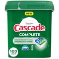 thumbnail image 1 of Cascade Complete Action Pacs, Détergent pour Lave-Vaisselle, Frais 100 Unités, 1 of 16