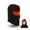 Black&Orange, variant on Kids Ski Mask,Balaclava Windproof Hats for Boy Girl,Warm Fleece Mask Neck Warmer for Cold Weather,Suitable for Skiing,Cycling,Camping