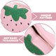 thumbnail image 3 of KALLORY Cruzado Femenino Con De Fresa Rosa Con Correa Ajustable Y Espacio Amplio, 3 of 8