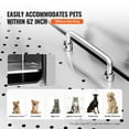 thumbnail image 4 of VEVOR 62" Pet Dog Bathing Station w/Ramp, Professional Stainless Steel Dog Grooming Tub w/ Soap Box, Faucet,Rich Accessory, 4 of 9