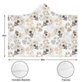 thumbnail image 3 of Wearable Blanket,Cute Golden Retriever Hooded Wearable Flannel Blanket for Adults & Teens,Winter Poncho Shawl Wrap Cape Cozy Anti-Pill,60"x80", 3 of 5