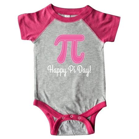 

Inktastic Happy Pi Day Pink Math Symbol Gift Baby Girl Bodysuit