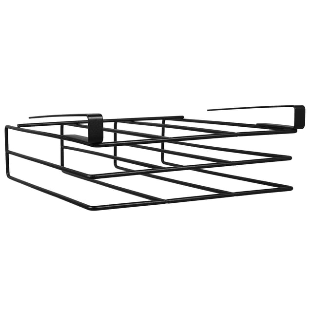 Milisten Estante Organizador Bajo Gabinete Negro Multiusos Para Tablas Y Cubiertos De Cocina