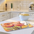 thumbnail image 6 of Yayeee Dish Drying Mat for Kitchen Counter 18"x24" Microfiber Absorbent Pad, Purple Abstract Floral, 6 of 7