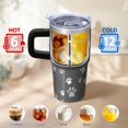 thumbnail image 6 of 20OZ Dog Paw Daily Use Tumbler with Handle Insulated Stainless Steel Cup Great Dog Lover Gifts Unique Birthday Christmas Presents for Women Men Perfect for Everyday Hydration Needs, 6 of 6
