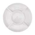 thumbnail image 1 of TOYMYTOY - Bandeja de melamina para almacenar alimentos (9,23 pulgadas x 2,8 pulgadas, 5 compartimentos), ideal para aperitivos, dulces y repostería., 1 of 6