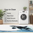 thumbnail image 3 of 3x5 Rug, Killer Whale Door Mat, 3D Marine Life Rug, Sea Ocean Animal Rugs for Entryway, Washable & Non Slip & Soft Low Pile Small Carpet, Indoor Doormat, Killer Whale Home Decor & Gifts, 3 of 7