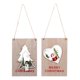 thumbnail image 2 of Adornos navideños de madera PENGJTMXG 2 piezas para puerta, 2 of 4