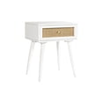thumbnail image 3 of Inmod Mid-Century Modern Serafina 1-Drawer Nightstand, White, 3 of 5