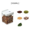 thumbnail image 1 of Amzcrzy Appareils de Cuisine Divers Grains Orge Bocal de Rangement Noix Bonbons Bocal de Rangement Sec Transparent Boucle Bocal de Rangement Sec Contenant de Rangement Ensemble d'Ustensiles de Cuisine Gadgets de Cuisine, 1 of 4
