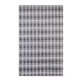 thumbnail image 3 of Tapis en Soie de Bambou Fait Main Harmonie Moderne Bleu, 3 of 6