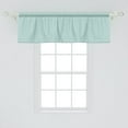 thumbnail image 2 of Ambesonne Beach Window Valance, Narrow Striped Conceptual Sea Waves Pattern Circular Rounded Rippled Swirled, Curtain Valance for Kitchen Bedroom Decor with Rod Pocket, 54" X 18", Sky Blue White, 2 of 3