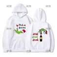 thumbnail image 2 of Sudadera con capucha Christmas Happy para hombre y mujer, verde, peluda, sudadera con gráfico Grinch, manga larga, fiesta, cálido, 2023, 2 of 4