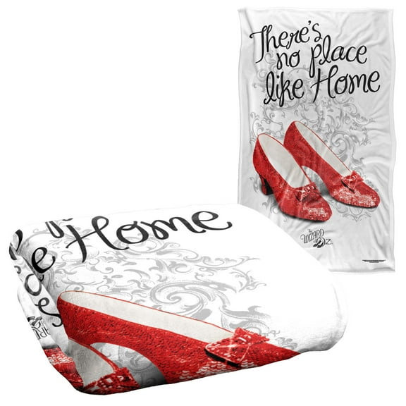 The Wizard of Oz No Place Like Home Silky Touch Super Soft Throw Blanket 36' x 58'