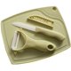 thumbnail image 1 of Juego de cuchillos de cocina de 3 uds., cuchillo para fruta, pelador, cuchillo para pelar, tabla de cortar, cepilladora de melón, tabla de cortar JFHHH pequeña, 1 of 5