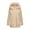 Khaki, variant on Plus Size Winter Coats for Women Water-Resistant Windproof Parka Coat Warm Outwear with Faux Fur Removable Hood