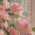 thumbnail image 4 of Bathroom Sets Curtain and Rug Sets 23.6x15.7 in Non-Slip Mat and 72x72 in Shower Curtain for Home Bath Dcor Pink Rose Bushes, 4 of 7