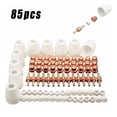 thumbnail image 3 of 40/65/85Pcs Air Plasma Cutting Tips For L-G-40 PT-31 Cutter Consumables CUT-40 CUT-50D Swirling Rings Electrode Shield Cups ,Easy to Use, 3 of 7