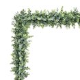 thumbnail image 2 of Guirnalda de eucalipto verde resistente a los rayos UV, hecha a mano para bodas, fondos y paredes, para interiores y exteriores, paquete de 2, 2 of 6
