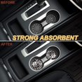 thumbnail image 6 of Car Coasters 2 PCS Stone Cup Holder Marbel Unique Absorbent Ceramic Car Cup Coasters Universal Vehicle Non-Slip Car Cup Holder Coaster, 6 of 6